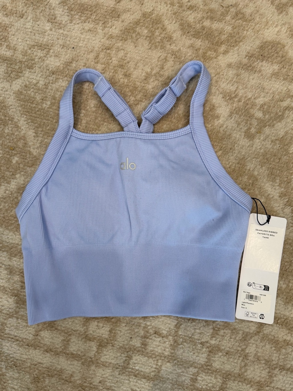 ALO Seamless Ribbed Favorite Bra Tank